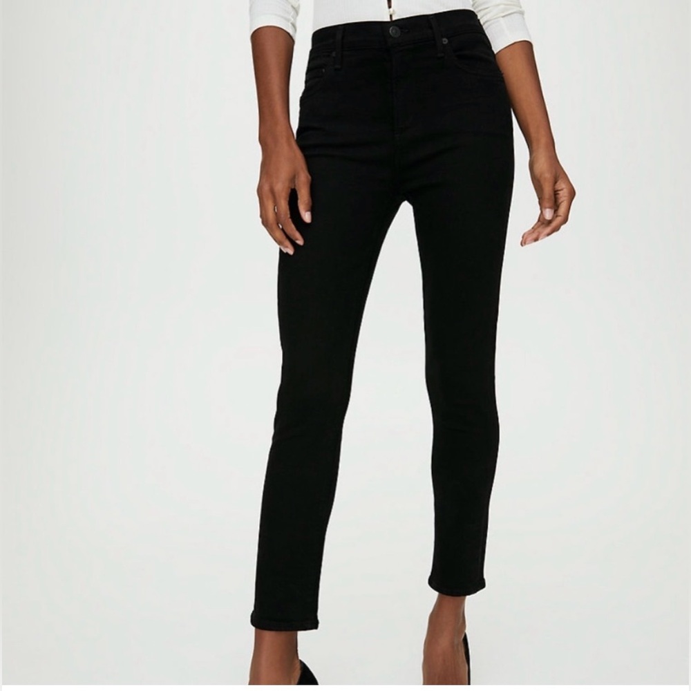 Citizens of Humanity Rocket Crop Skinny Jeans Size 25 Black